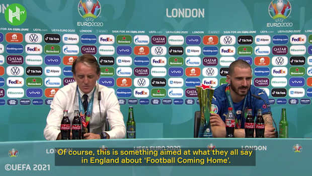 Bonucci was motivated by England's 'It's Coming Home' messaging